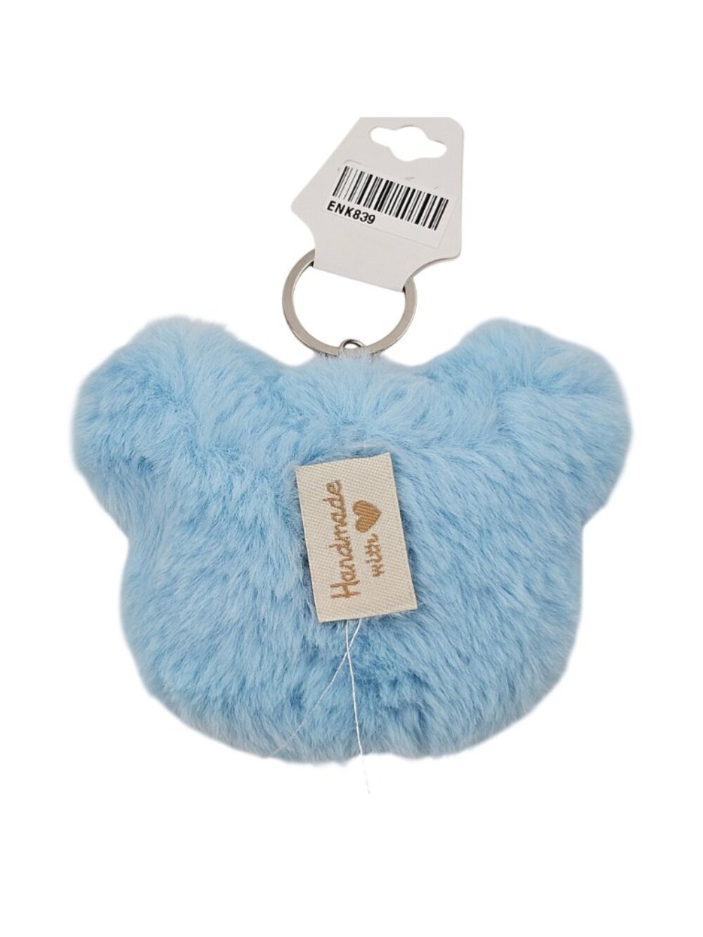 Kawaii Plush Animal Keychain Bear Cat Keyring Pastel Colors Lot of 5 Embroidered - Picture 8 of 10